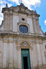 basilica cathedral of Santa Maria assumed Romanesque Baroque style nardò italy