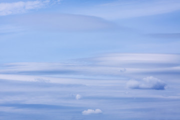 Amazing clouds in the blue sky