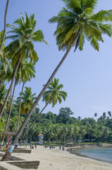Obraz na płótnie Canvas The beautiful landscape protected the Andaman Sea Port Blair India 