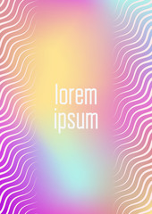 Abstract cover. Minimal trendy vector with halftone gradients. Geometric future template for flyer, poster, brochure and invitation. Minimalistic colorful cover. Abstract EPS 10 illustration.