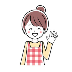 若い女性　ジェスチャー