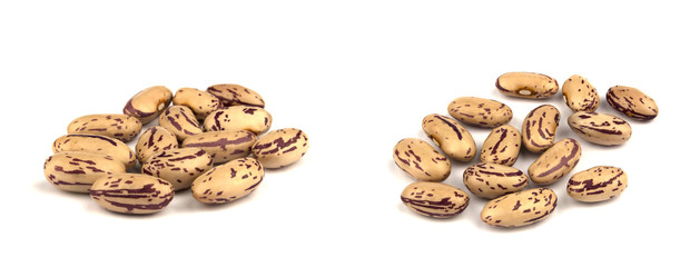 Haricot beans isolated on white background