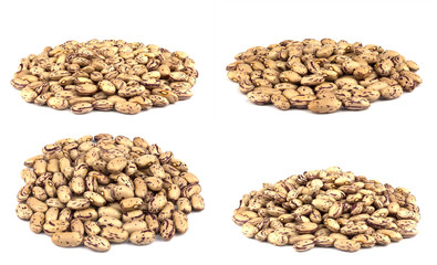 Haricot beans isolated on white background
