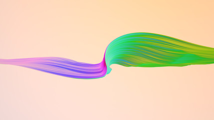 color wave  illustration. holographic abstract background. Holographic neon  trend background.