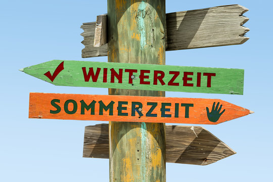 Schild 326 - Winterzeit