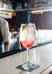 cocktail in the bar