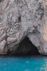 Marine caves along the Salento coast, Apulia, Italy