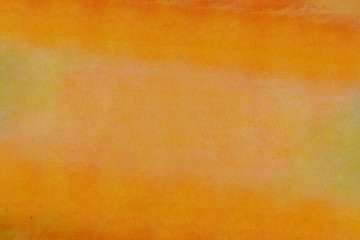 orange gelbe Farben - Aquarellfarben
auf Papier - Hintergrundbild