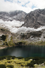 Fototapeta na wymiar Drachensee lake in Tyrol, Austria