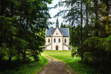 Obraz premium Schwarzenberg tomb near castle Orlik - Czech republic