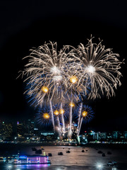 Fireworks sign of cristmas/ New Year eve and special festival.