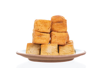 Snack and Dessert, Chinese Traditional Deep Fried Tofu or Fried Bean Curd