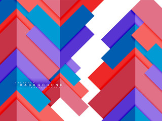 Fototapeta na wymiar Multicolored abstract geometric shapes, geometry background for web banner