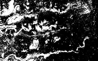 Naklejka premium Black and white liquid texture. Hand drawn marbling illustration. Abstract vector background. Monochrome marble pattern.