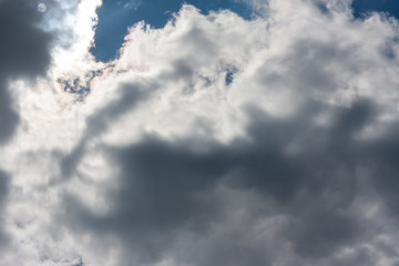 Cloudscape on blue sky