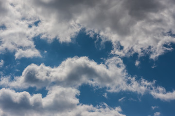 Fototapeta na wymiar Cloudscape on blue sky
