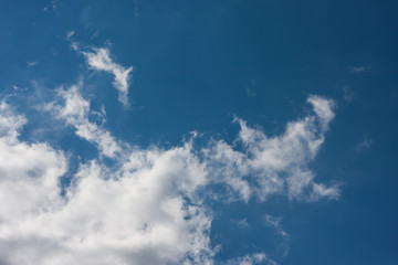 Cloudscape on blue sky