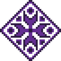 Raster wallpaper wallpaper as a pixel pattern