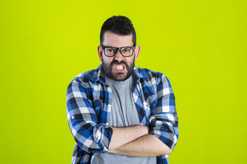 Face of an angry and furious male. The image is depicting emotions of anger and frustration