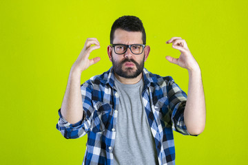 Face of an angry and furious male. The image is depicting emotions of anger and frustration