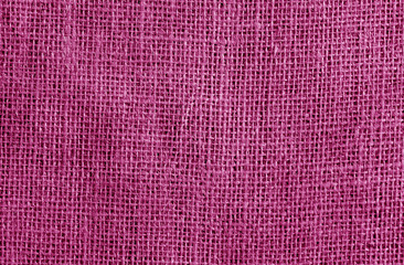 Cotton fabric texture in pink color.