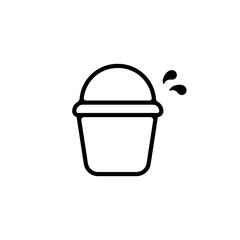 bucket icon (cleaning / pail)
