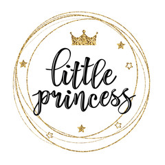 Vector illustration of Little Prince text © Polina Elyutina