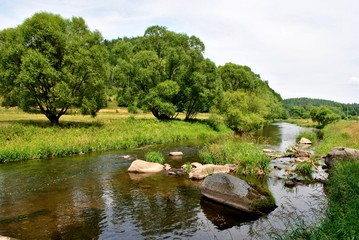 Pejzaż z rzeką