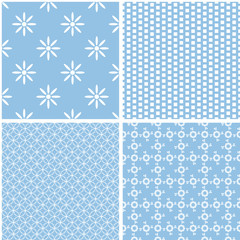 Different baby seamless patterns.