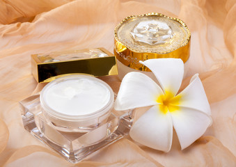 Beauty cream frangipani.