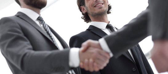 Fototapeta na wymiar closeup.handshake of business people