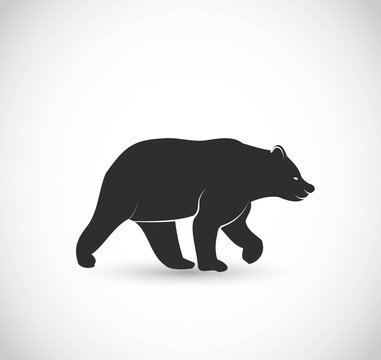 Bear icon vector