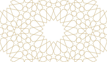 Seamless pattern in authentic arabian style