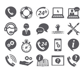 Support service icons