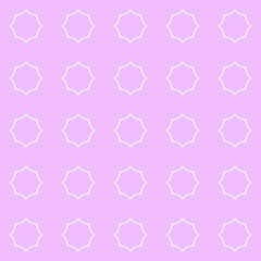 Decorative geometric pattern