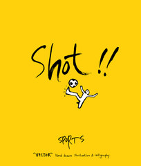 스포츠 포스터 / 손으로 그린 스포츠 그림