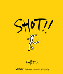 스포츠 포스터 / 손으로 그린 스포츠 그림