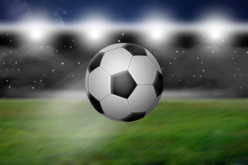 Fototapeta premium Fußball im Stadion