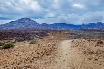 Volcanic landscape around Teide, Tenerife