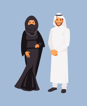 Arabic costume vector