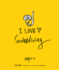 스포츠 포스터 / 손으로 그린 스포츠 그림