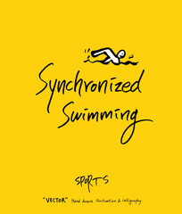 스포츠 포스터 / 손으로 그린 스포츠 그림