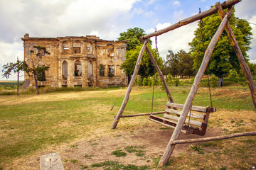 estate and swing in the village of Vasilyevka, Odessa region