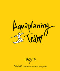 스포츠 포스터 / 손으로 그린 스포츠 그림