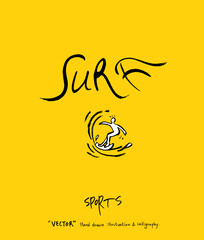 스포츠 포스터 / 손으로 그린 스포츠 그림