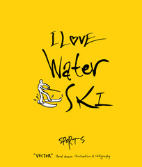 스포츠 포스터 / 손으로 그린 스포츠 그림