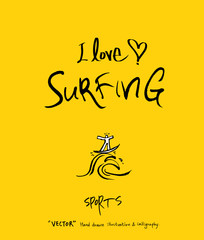 스포츠 포스터 / 손으로 그린 스포츠 그림