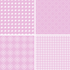 Chic different seamless patterns.