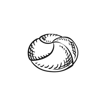 recommend clip art: a kaiser bun bread