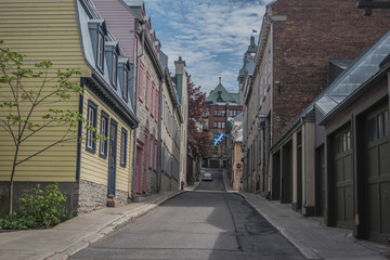 Fototapeta na wymiar Rue de Québec en HDR